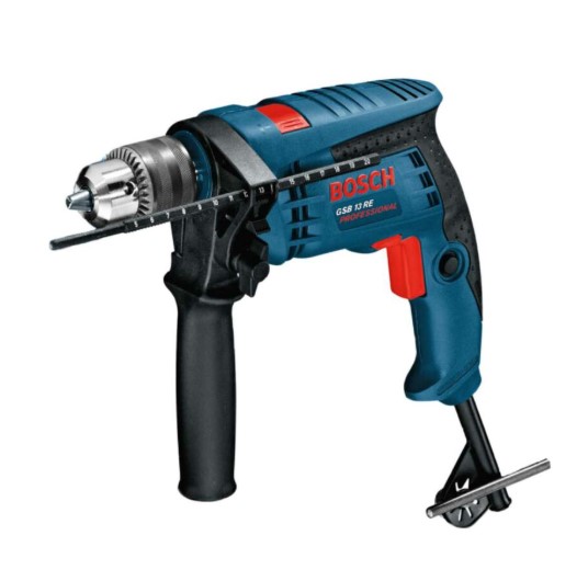 Bosch GSB 13 RE Professional Impact Drill – Lightweight Impact Drill for Drilling in Wood, Steel, and Masonry for Professional Use